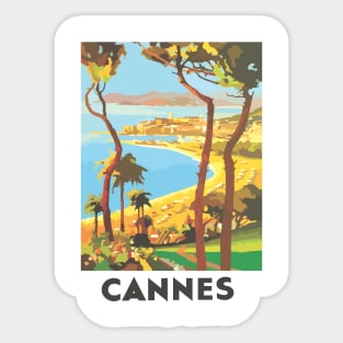 Cannes France Sticker